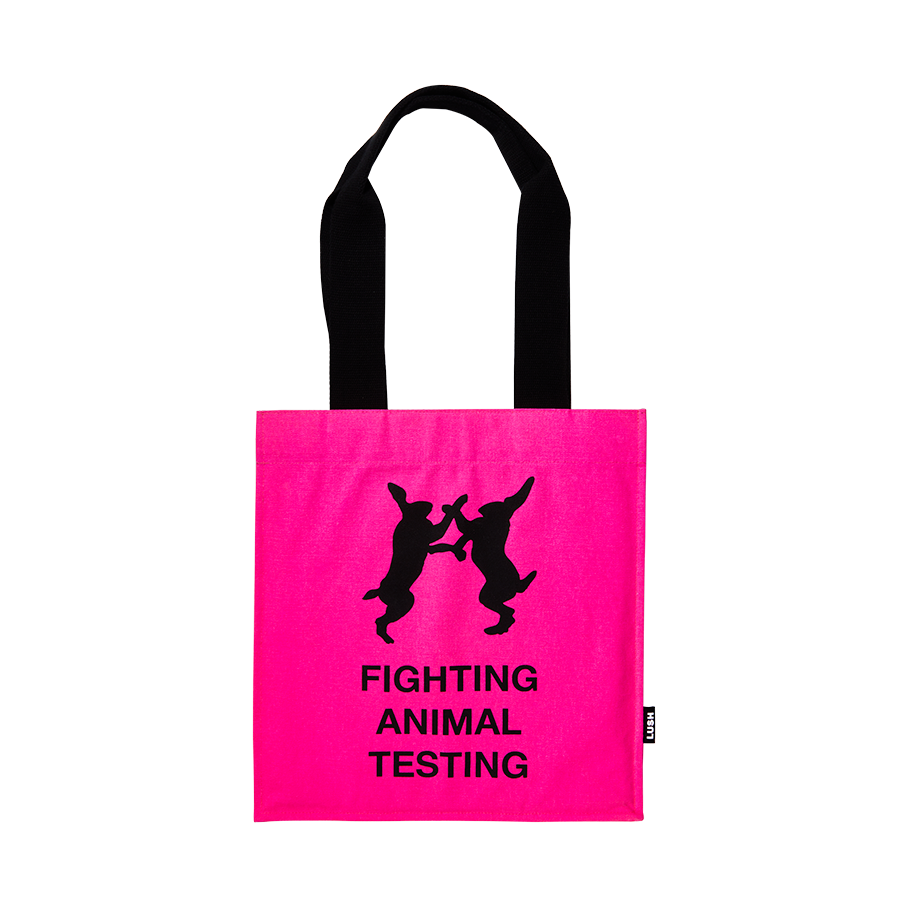 Fighting Animal Testing - Pink Tote Bag - Each