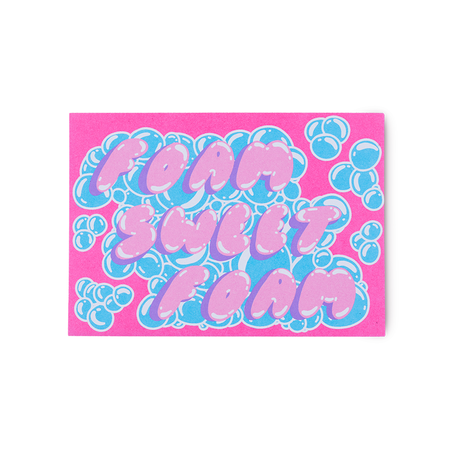 Foam Sweet Foam - 14.8cm x 10.5cm