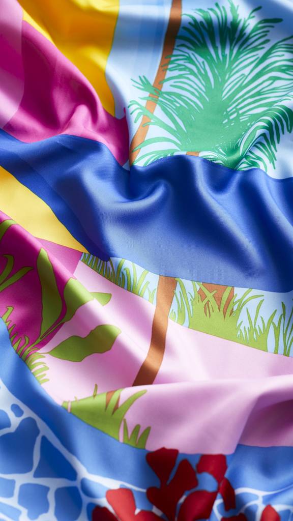 Summer Daydreams Knot Wrap - 100cm x 100cm