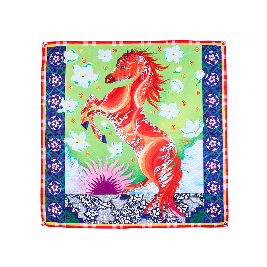 Untamed Flame - 70cm x 70cm